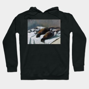 Still Life with Pheasants and Plovers by Claude Monet Hoodie